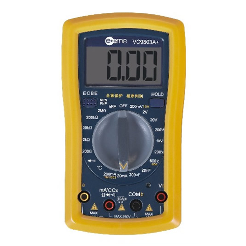 Full Protection Digital Multimeter with Thermometer